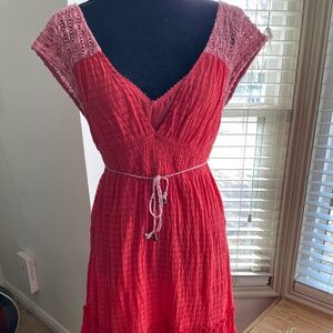 Free People boho gauze dress, size 12
